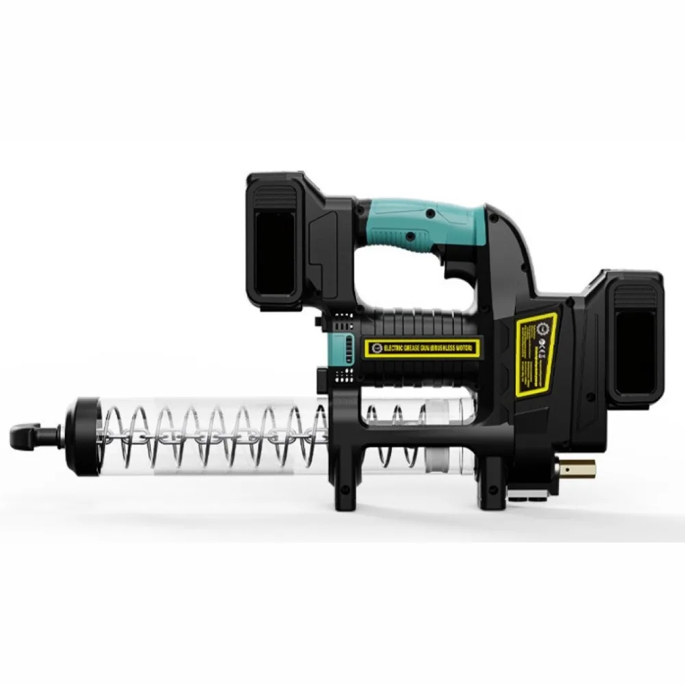 New Brushless Electric Grease Gun for Excavator Cordless Lithium Battery 24V Automatic Wireless Portable