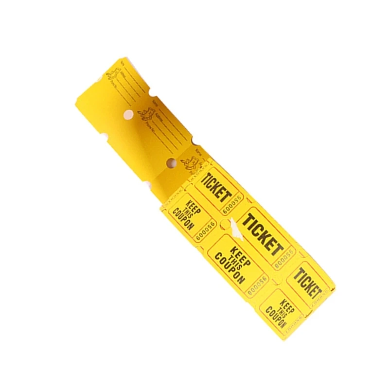 Các loại 6 màu 1000 vé xổ số một lượt cho sự kiện, lễ hội