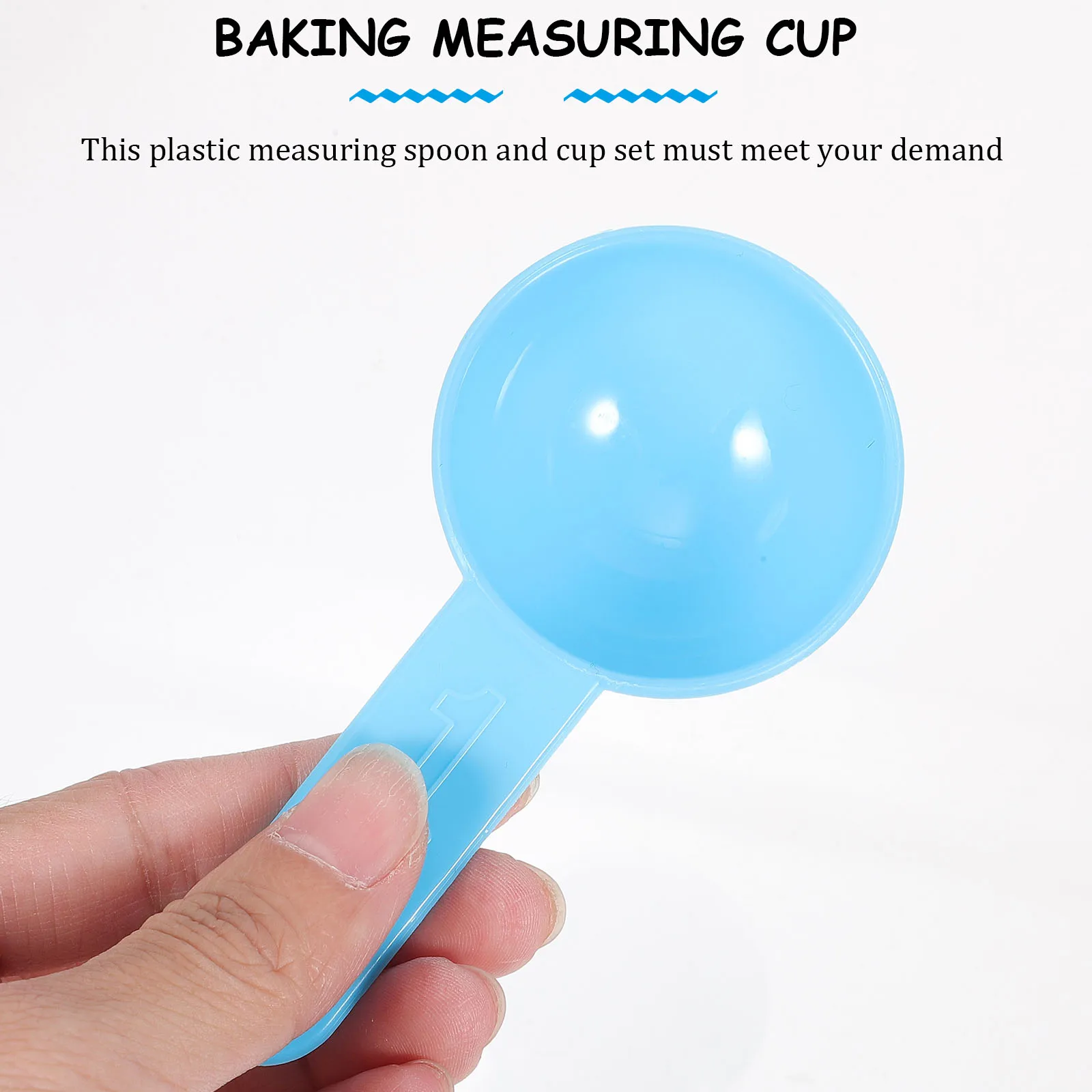 

7Pcs Plastic Measuring Cup Spoon Set Baking Kitchen Tools 500ml Measuring Jug Corrosion Resistant Graduated Cups