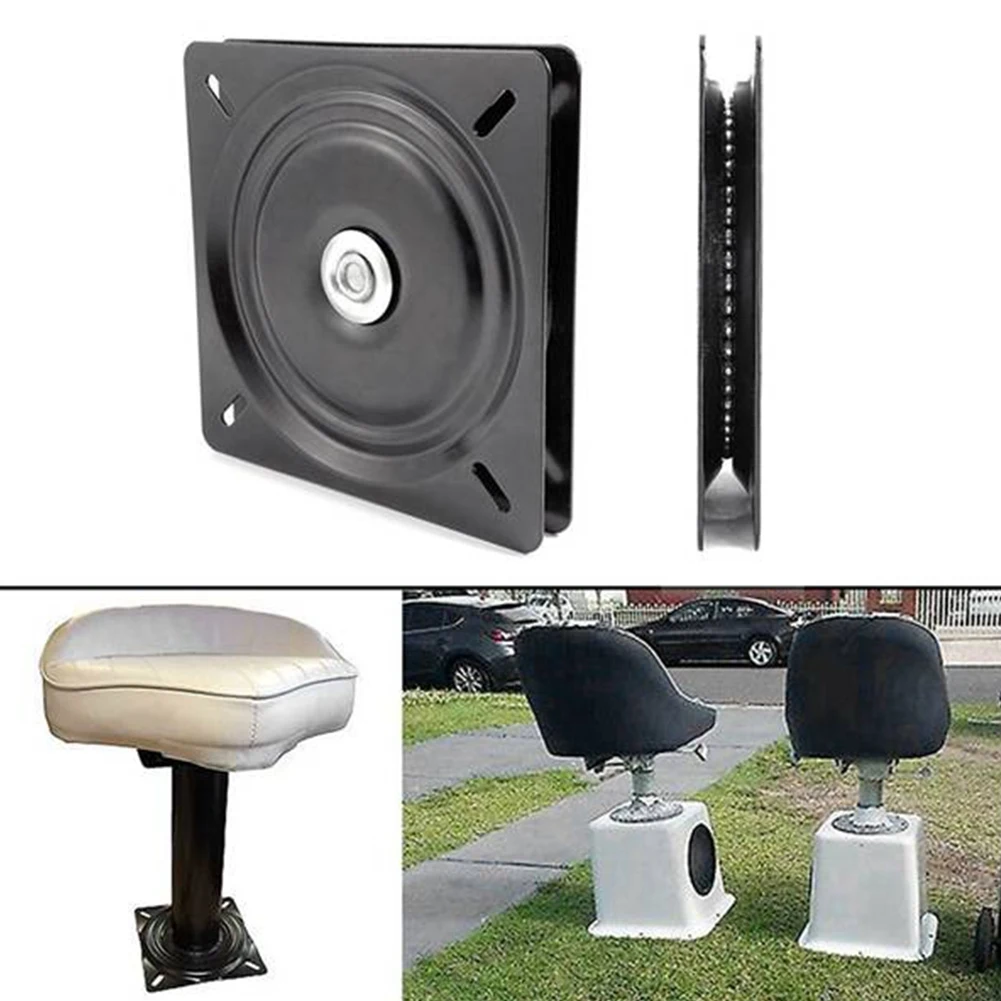 Universal Boat Seat Placa Giratória Set, Barco De Pesca Marinha, 360 Graus De Rotação, 6 Polegada