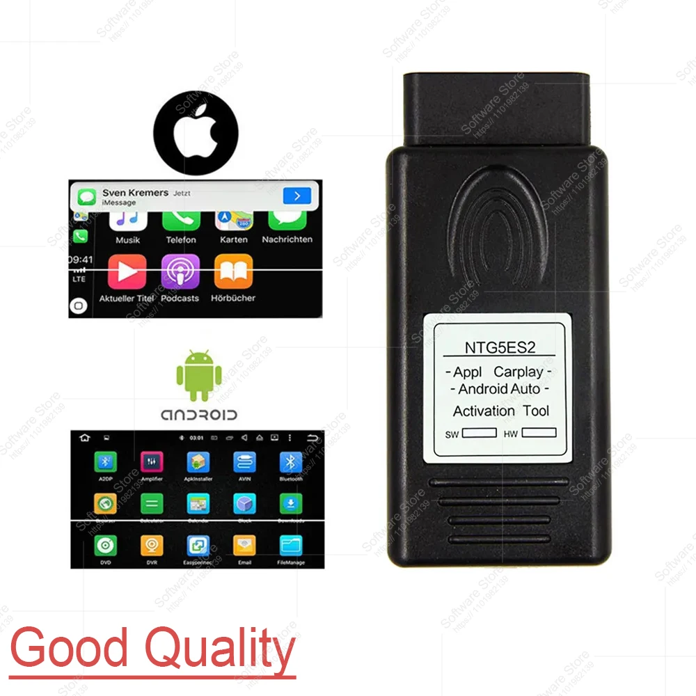 Car Activation Tool NTG5ES2 for Benz W205 C-Class / W253 GLC-Class Series 2018 year Apple Carplay Android Auto Plug and Play