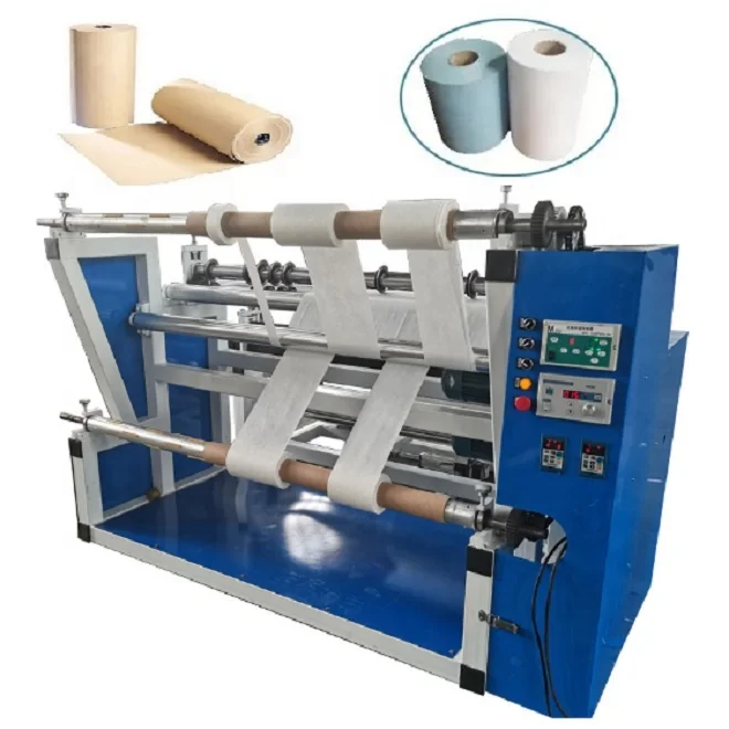 Fully Automatic Non Woven Melt Blown Fabric Thermal Paper Kraft Paper Bopp Tape Slitting Rewinding Cutting Machine