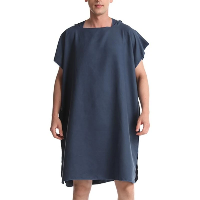 

Microfibre Surf Poncho Towel with Hood Quick Drying Hooded Towel Changing Robe for Swimming and Beach Swimsuit Changing