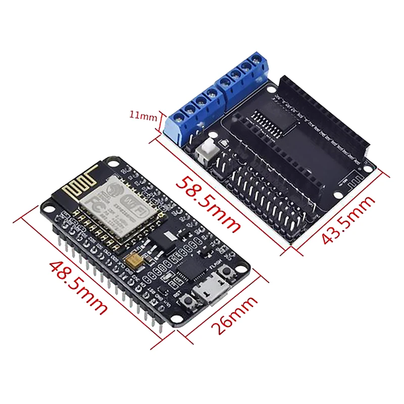 ESP-12E CP2102 NodeMcu Lua V2 Wireless Module Wifi Internet of Things (IOT) Development Board Based On ESP8266 Micro USB To TTL