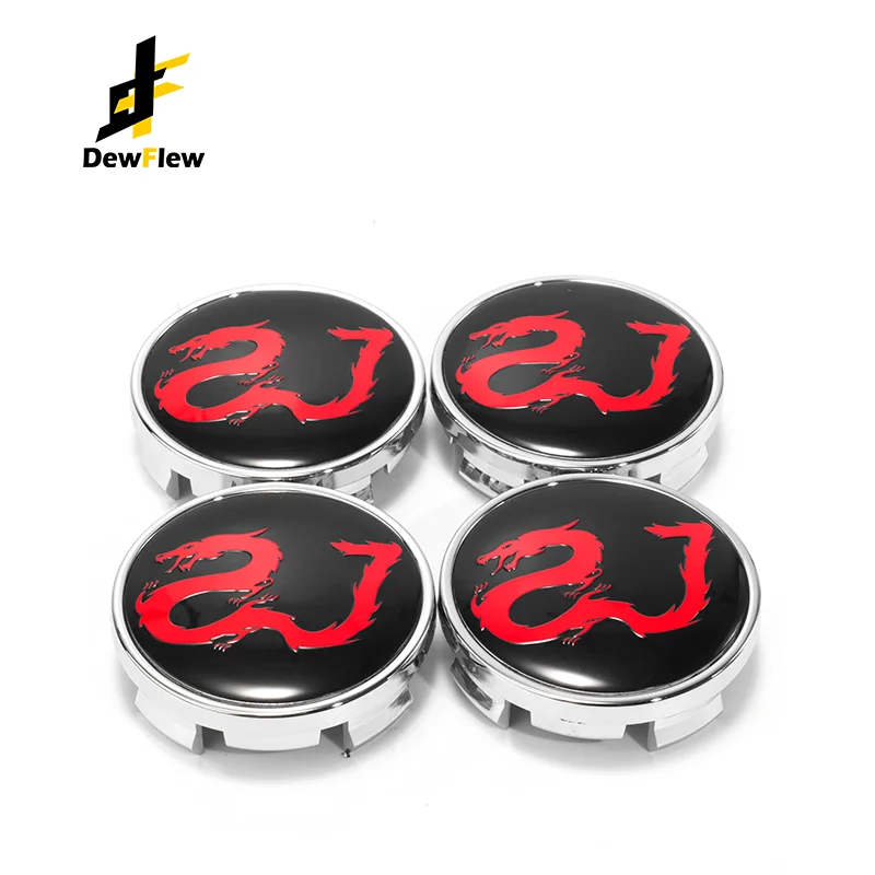 DewFlew 2/4Pcs Out 63mm(2.48in) Inner 59mm(2.32in) Car Wheel Center Caps For 2006-2016 Equinox 2004-2008 Solara 2006-2011 GS350