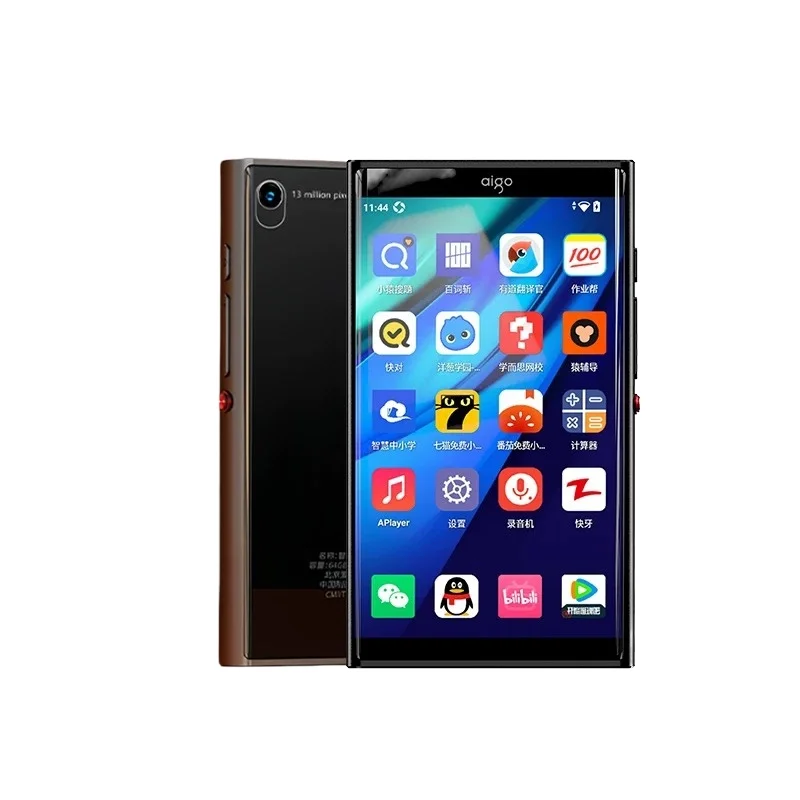 

2025 hot sale Aigo NEW Android Music WiFi Touch Screen App Download Game One-click Recording MP3 Player With E-book Readi