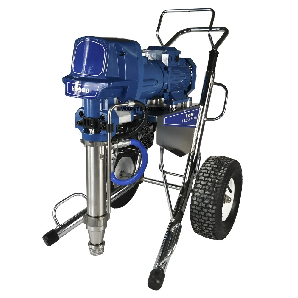 Electric Putty Sprayer Paint Equipment Airless Machine Piston Pump High Pressure Big Power 4500W Big Flow 16L Coating Painting