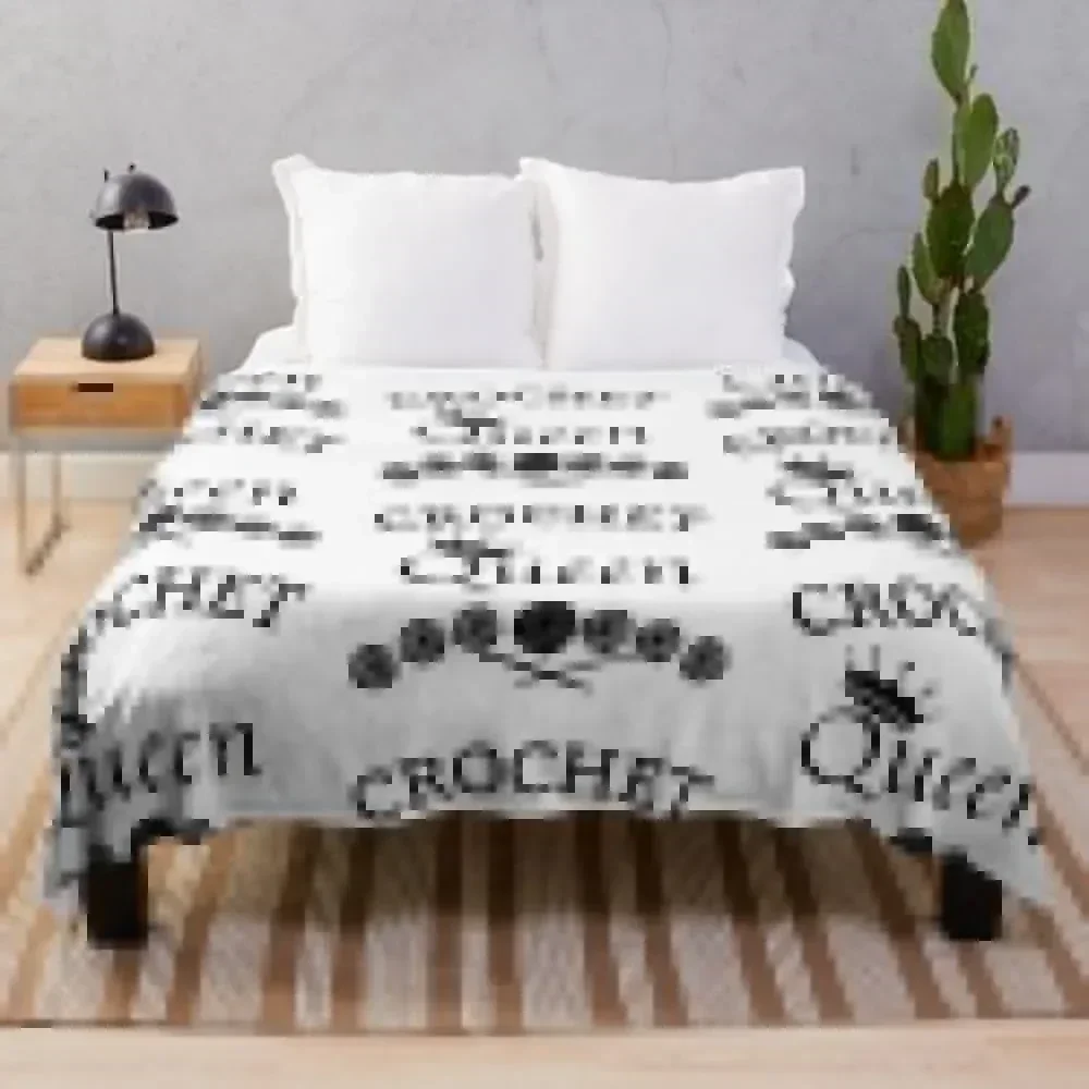

Crochet Queen Throw Blanket Luxurious Soft Fuzzy Blanket for Sofa Bed