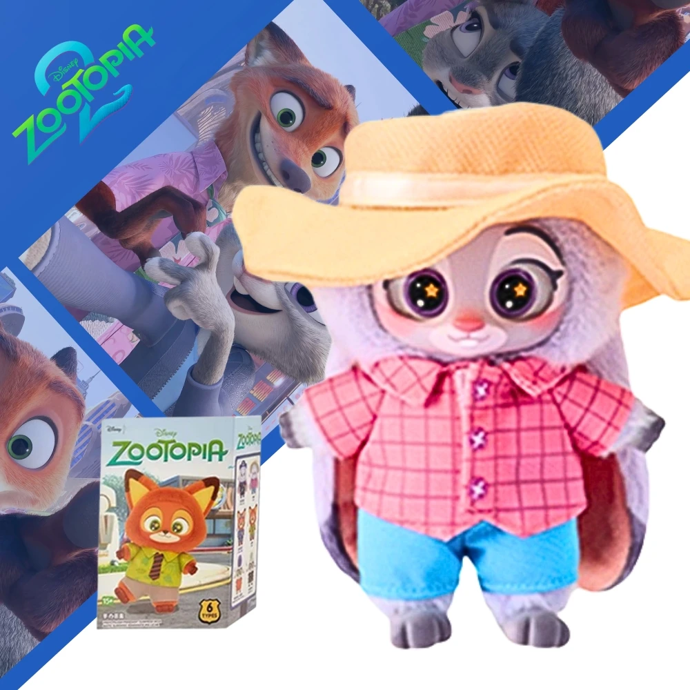 

Disney Zootopia Blind Box - Nick & Judy Vinyl Doll Cute Backpack Pendant Kids Birthday Surprise Gift Trendy for Children's