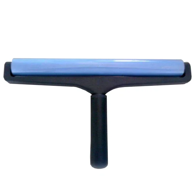 823PopularReusable Dust Removal Anti Static ESD 12 Inch Blue Cleanroom Cleaning Silicone Rubber Sticky Roller