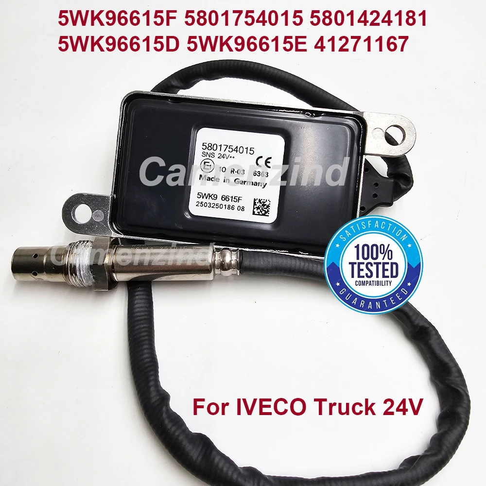 

For IVECO Truck 24V High Quality Chips Probe Nox Oxygen Sensor OEM 5WK96615F 5801754015 5801424181 5WK96615D 5WK96615E 41271167