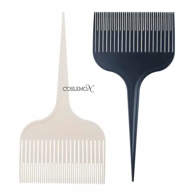 1Pcs Hair Dye Brush Highlighting Teasing Hairdressing Comb with Rat Tail Wide Tooth Hair Solon Barber Styling Tool Accessories