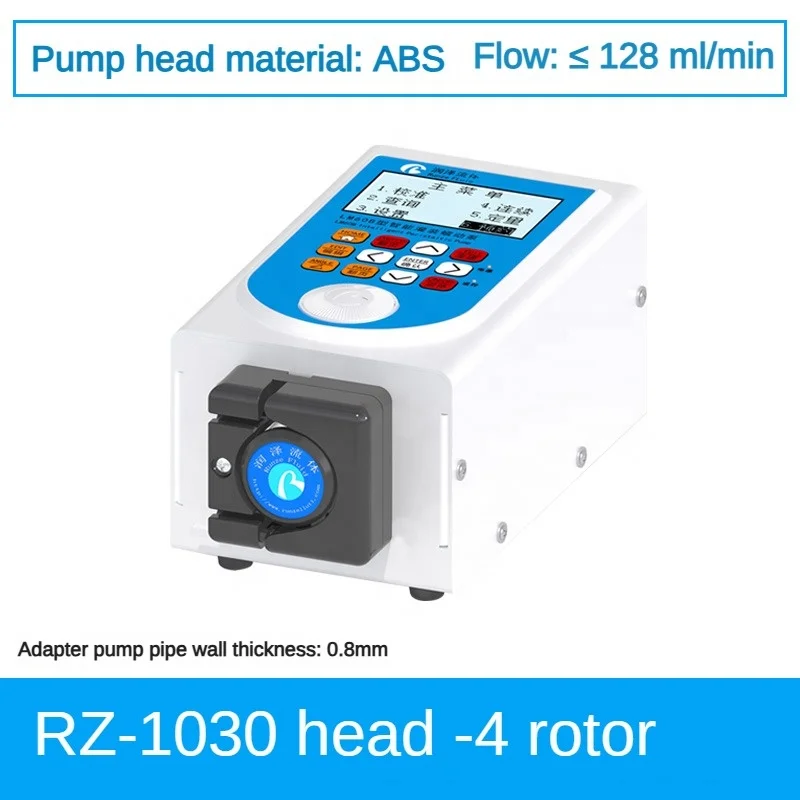 LM60B محرك متدرج مضخة تمعجية دقيقة لملء المختبر بدقة ± 0.1 دورة في الدقيقة #3