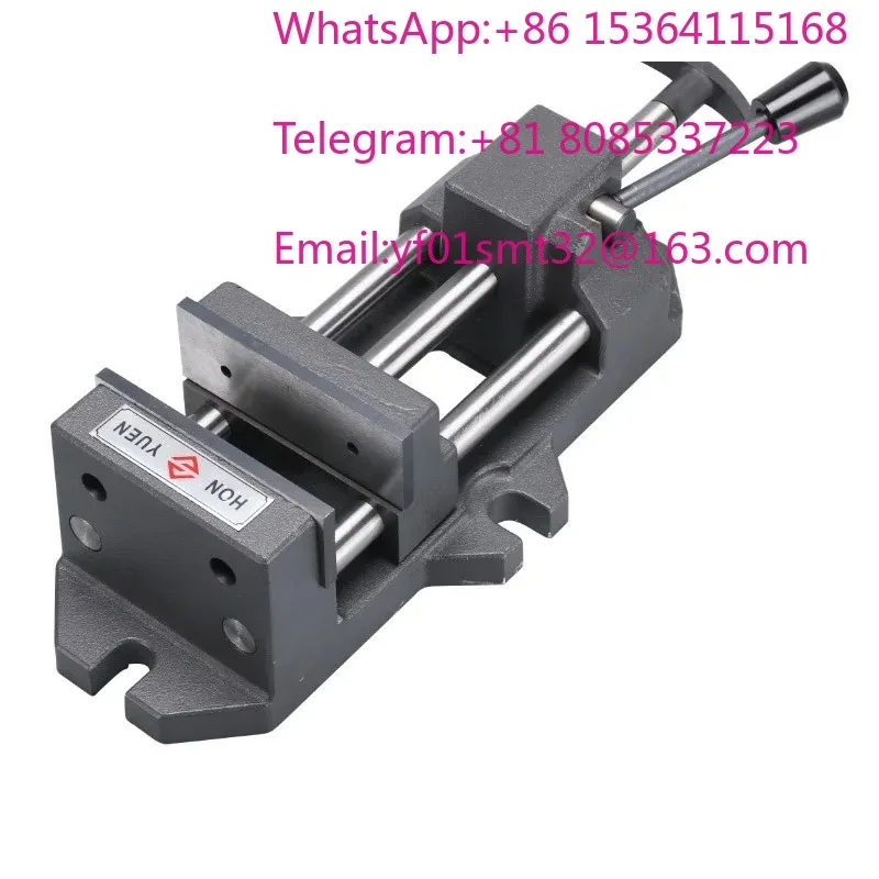 Heavy Duty Precision Flat Vice Guide Rod Quick Clamp 6 Inch 8 Inch Fast Drilling Machine Vise For Milling Drilling Machine