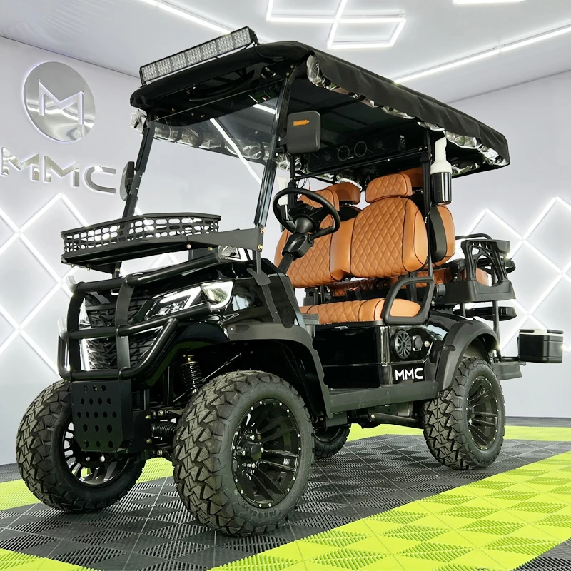 High Quality Cheap Off-road 4000W/5000W/7000W Club Utility Vehicle 48V/60/72V 2 4 6 8 Seater Electric Golf Buggy Golf Cart