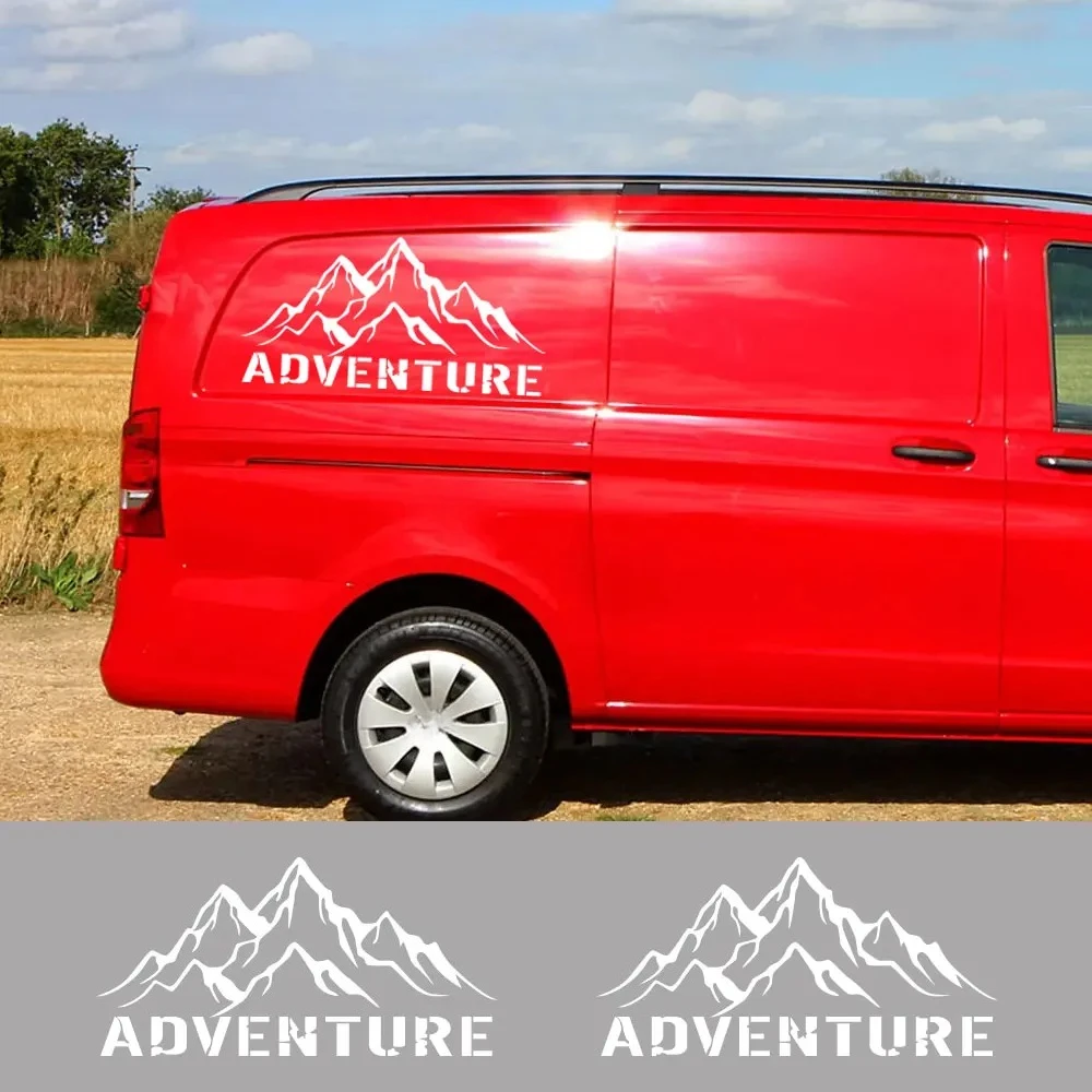 2PCS Car Stickers For Mercedes Benz Vito V Class Viano W447 V260 W639 W638 Marco Polo Camper Van Tuning Accessories Vinyl Decals