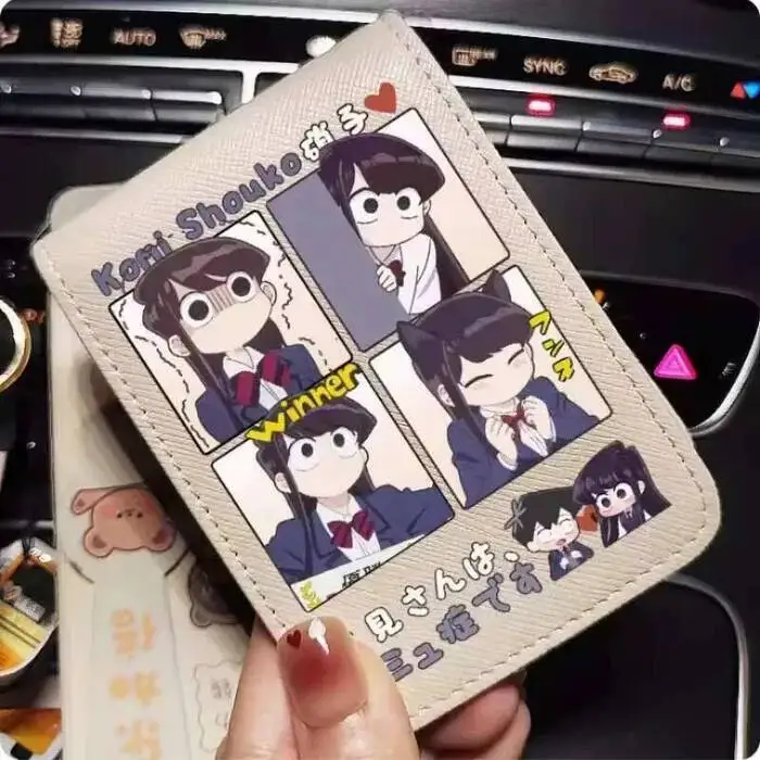 

Komi-San Wa, Komyushou Desu Fashion Wallet PU Purse Card Cash Holder Bag Cosplay Gift B273 Anime