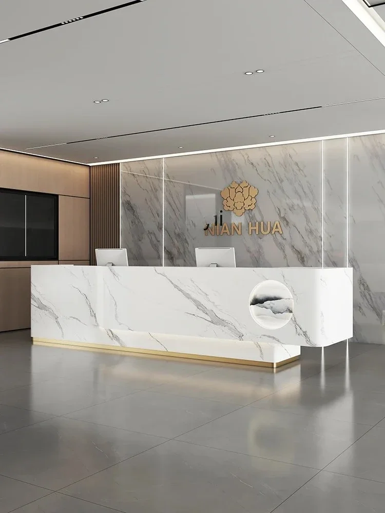 TTSimple Company Reception Desk Hotel Lobby Information Desk Beauty Salon Cashier Barber Shop Clothing Store Bar Counter