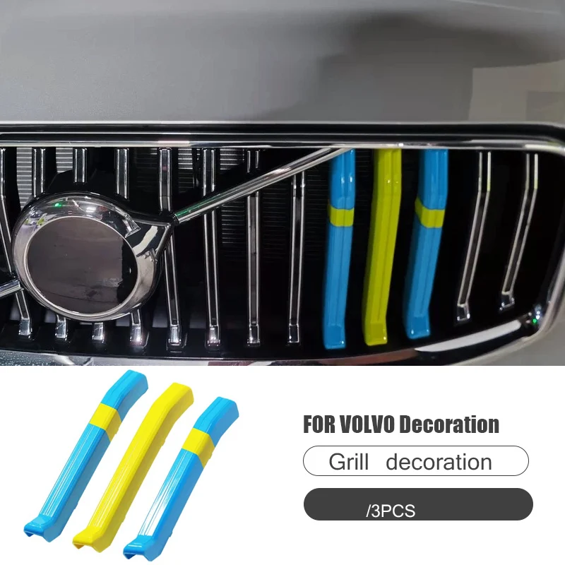 

Car styling For Volvo S60 S90 XC40 XC60 XC90 V60 V90 grille decorative strip car accessories