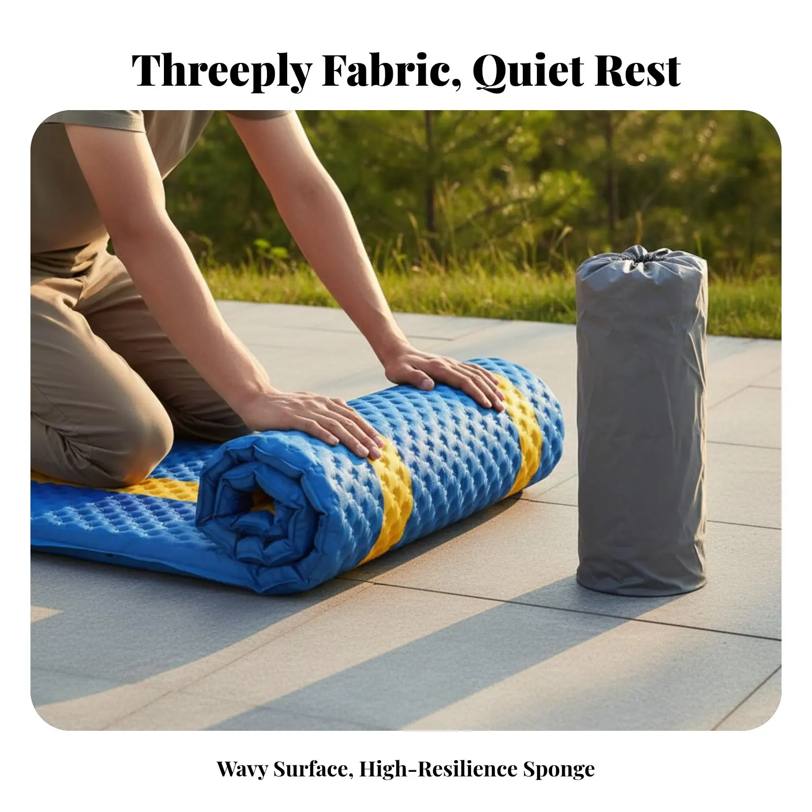 

Automatic Inflatable Mattress, Car Trunk Air Bed, Foldable Camping Mat, Outdoor, Single