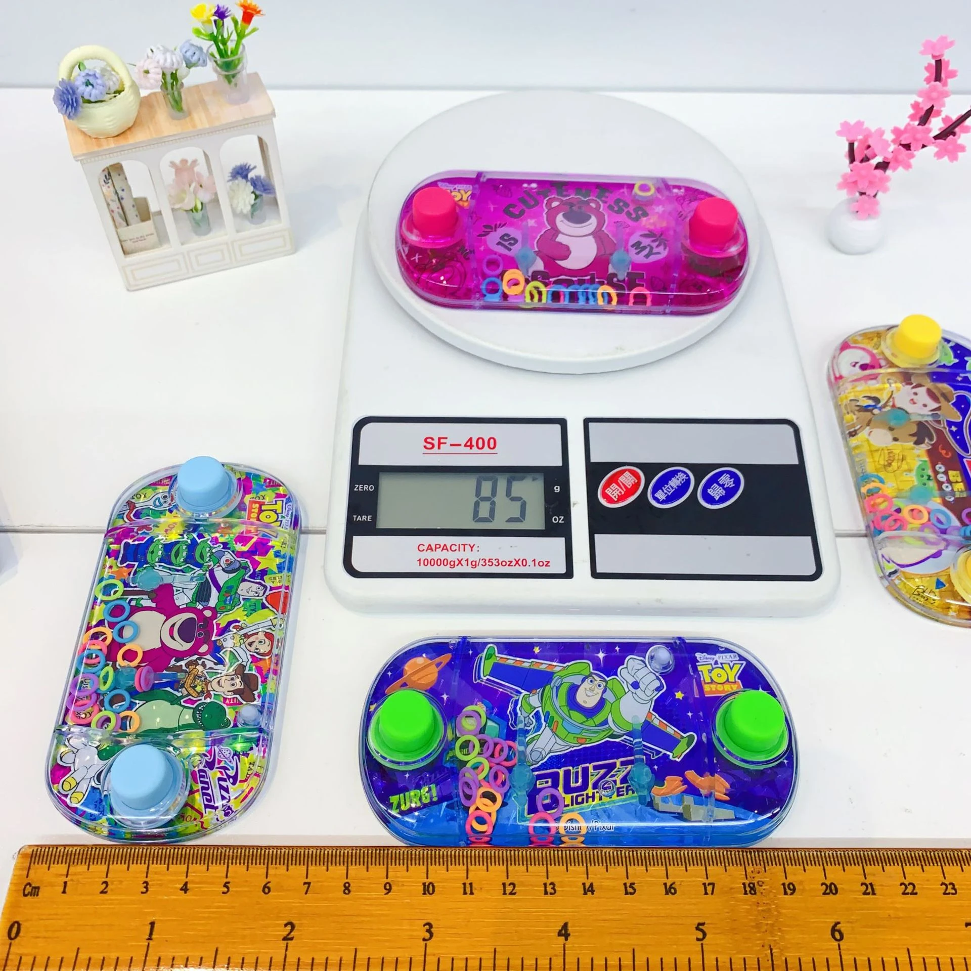 Toy Story 5 Woody Buzz Lightyear Retro Handheld Water Ring Toss Classic Nostalgic Stress Relief Fidget Toy Christmas Party Gift