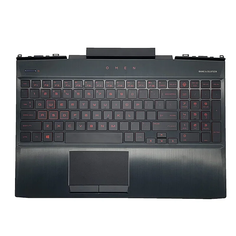 Imagem -02 - Teclado Gamer Retroiluminado para hp Original Laptop Palmrest Top Case Omen 15-dc 15-dc1055tx Tpn-q211 L30195001 L30194-001