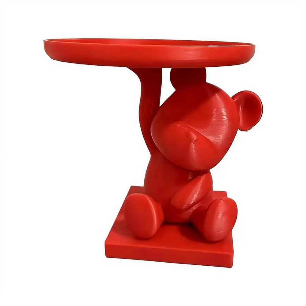 1PC Cute Bear Trinket Dish – Multifunctional Small Storage Organizer for Desk, Nightstand – Adorable Home Decor & Birthday Gift