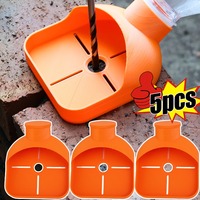 1/5PCS Electric Drill Dust Cover Bottle Ash Bowls Impact Hammer Dust Collector Drilling Dustproof Devices Power Tool Accessories