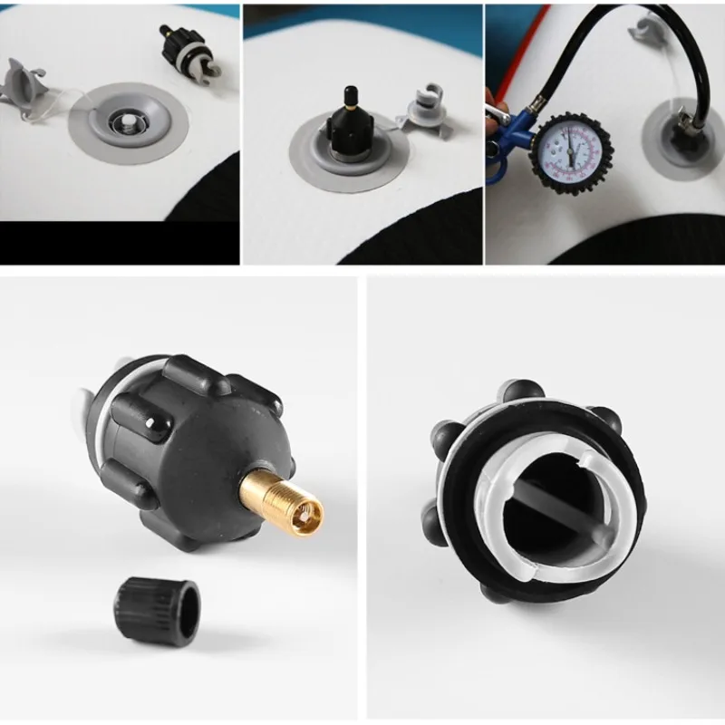 SUP Surfboard Air Pump Adapter Inflatable Stand Up Paddle Board Rubber Boat Kayak Valve Tire Compressor Converter SurfingNozzle.