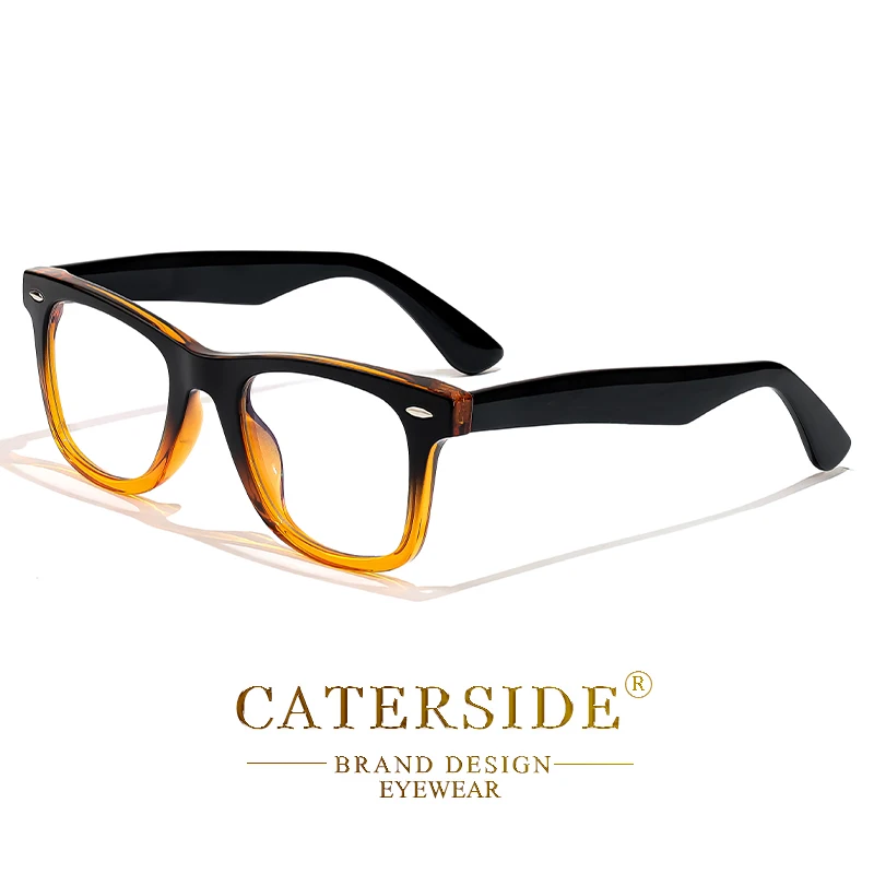 CATERSIDE Mode Herren Brillengestell Markendesign Hochwertige Tr-90 Rahmen Damen Anti Blaues Licht Computerbrille – Detail 19