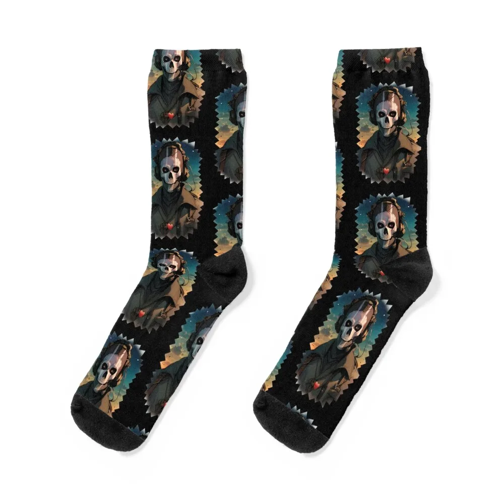 

Falling love with Simon ghost riley Socks custom sports hiphop new in's gifts Man Socks Women's