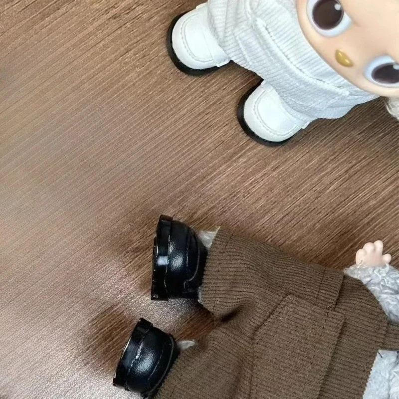 LABUBU أحذية من الجلد دمى اكسسوارات مناسبة ل 17 سنتيمتر دمية موضة أحذية رياضية لطيف لتقوم بها بنفسك ألعاب الدمى هدايا عيد ميلاد فتاة الاطفال #3