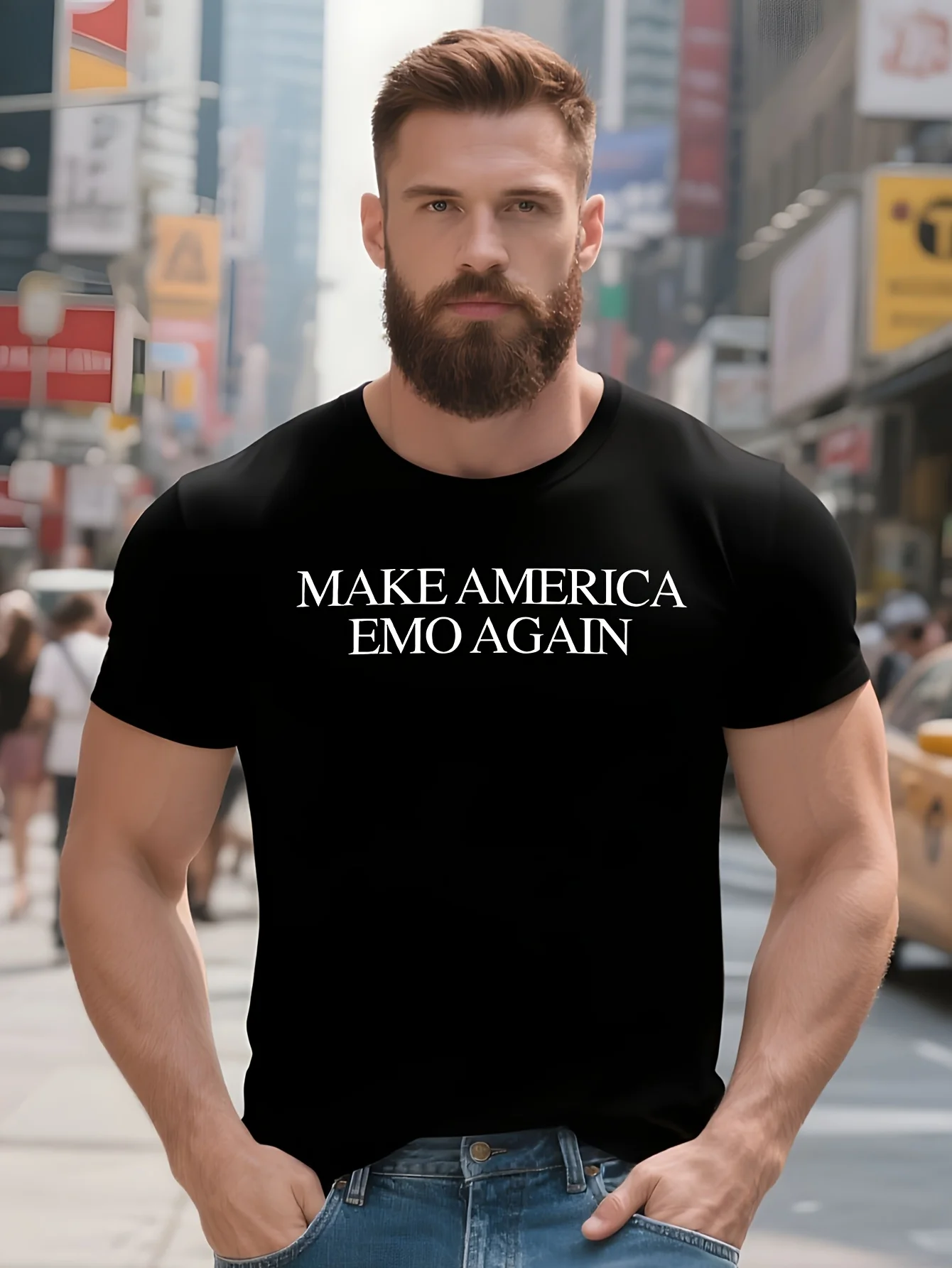 

Make America Again T-Shirt customizeds customers black t-shirts for men Black