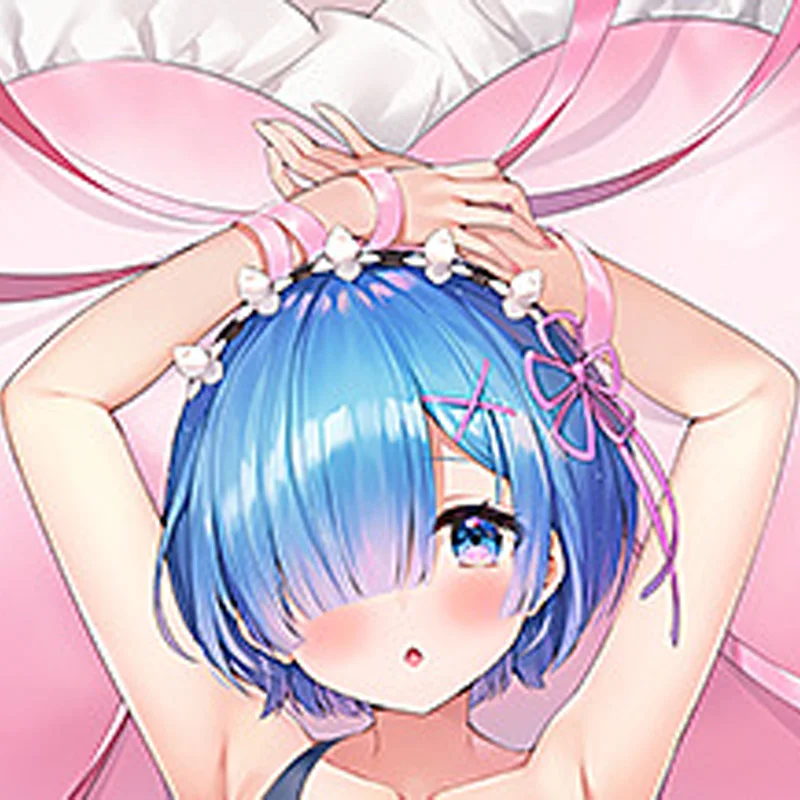 Dakimakura Anime Rem Pillow Case Double-sided Print Of Life-size Body Pillowcase Gifts Cushion Cover