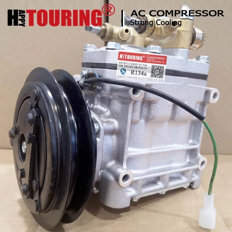 

AC compressor for Mitsubishi Bus Refrigerator Frozen Frozing Canter Truck R404A CR2211L-A R2211L 24V