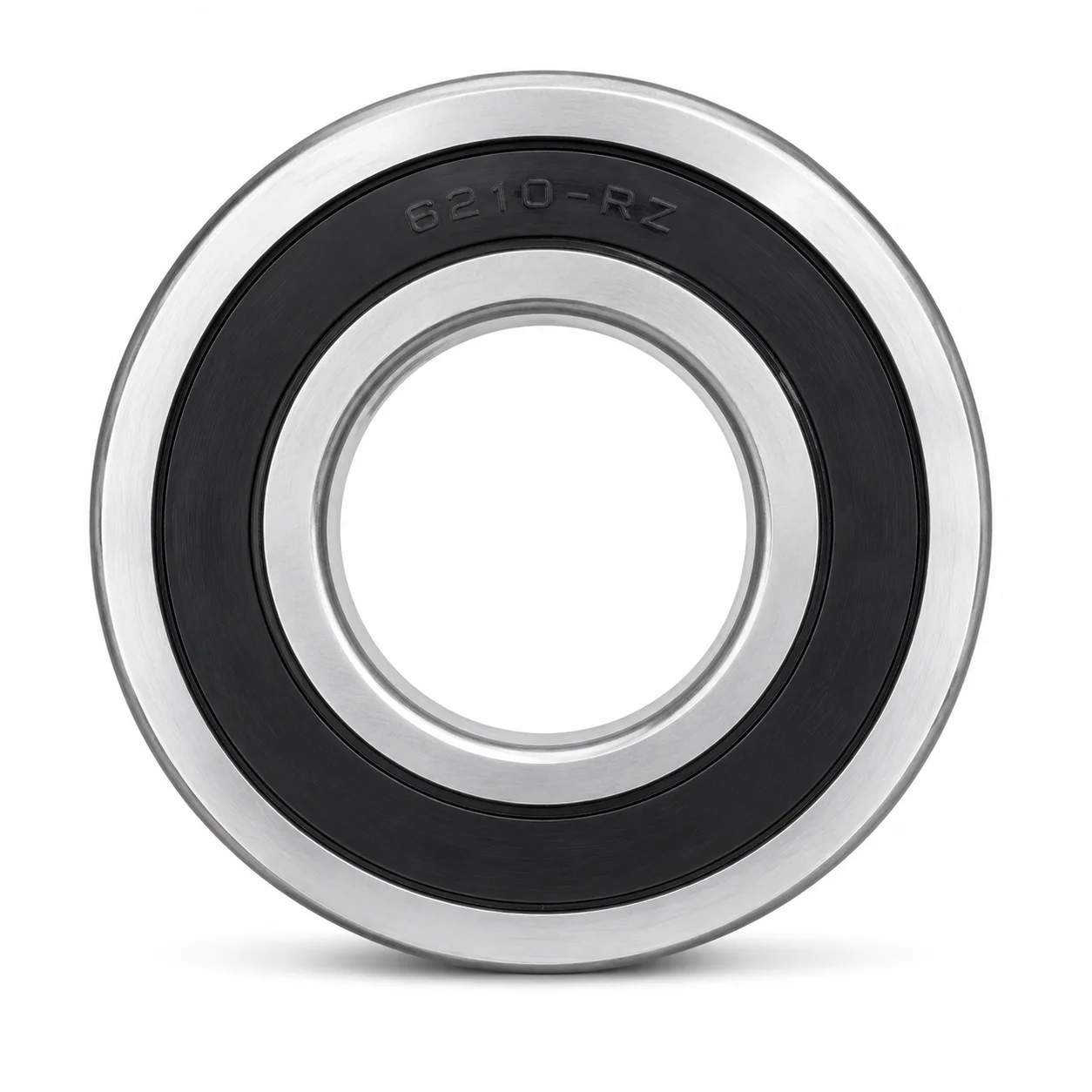 6210-RZ Single Rubber Seal Deep Groove Ball Bearing Dustproof Stable Operation For Motor Agricultural Industrial Machinery Repla