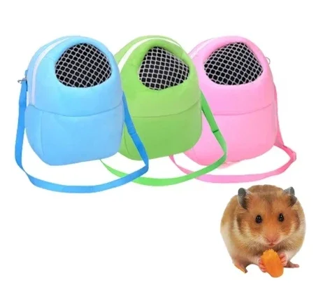 Portable pet conveyor, cotton nest, breathable mesh, hamster sling bag, bag