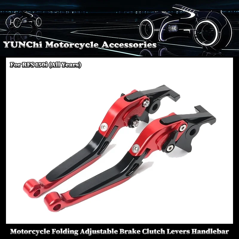 

Motorcycle Folding Adjustable Brake Clutch Levers Handlebar For Benelli RFS 150i All Years