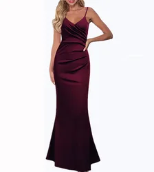 Spring and summer new style dress, pure color slim slim sash swing dress