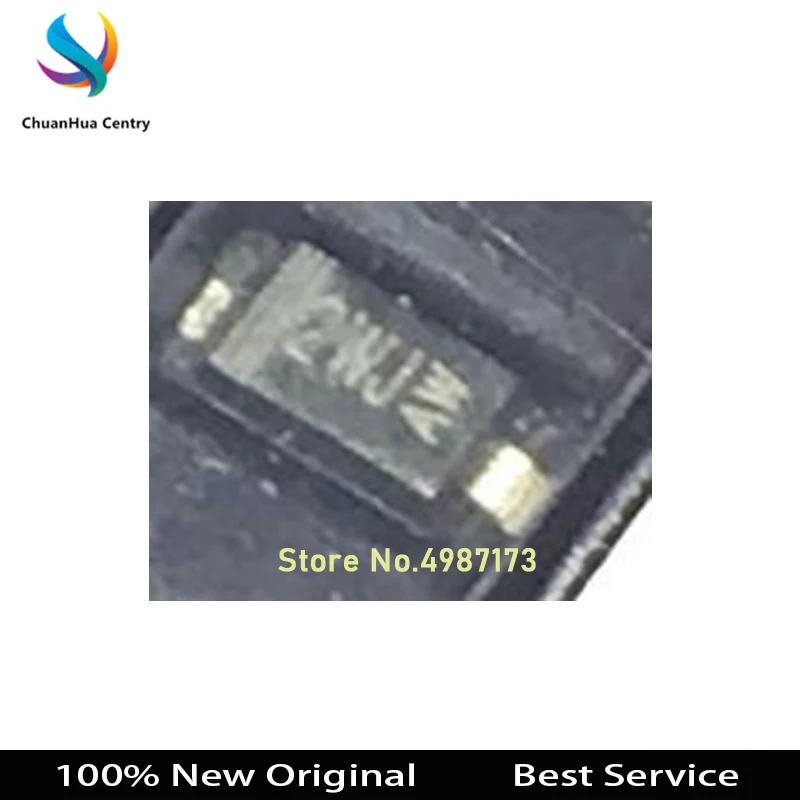 100 unids/lote BZT52B15 2WJ 15V SOD123 nuevo y Original en Stock