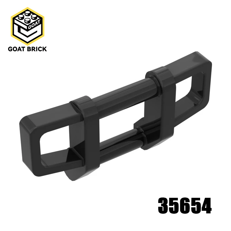 10Pcs MOC Parts 35654 Bar 1 x 4 x 1 2/3 Grille Guard Compatible Bricks DIY Assmble Building Blocks Particle Kid Puzzle Brain Toy