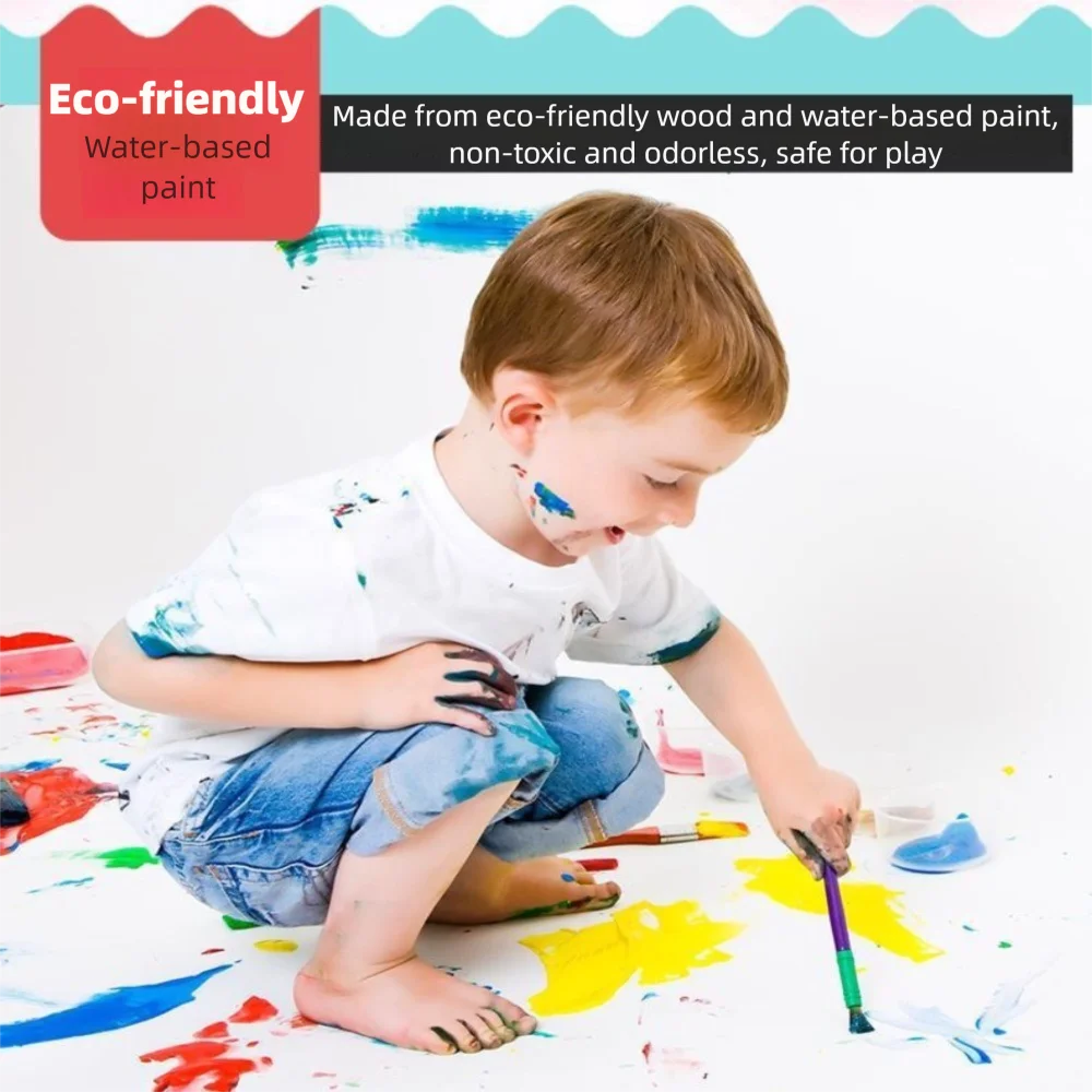 Une boîte nouveau jouet éducatif Montessori en bois 3D Protection de l'environnement trieur de formes jouet coloré trieur de formes jeu éducatif