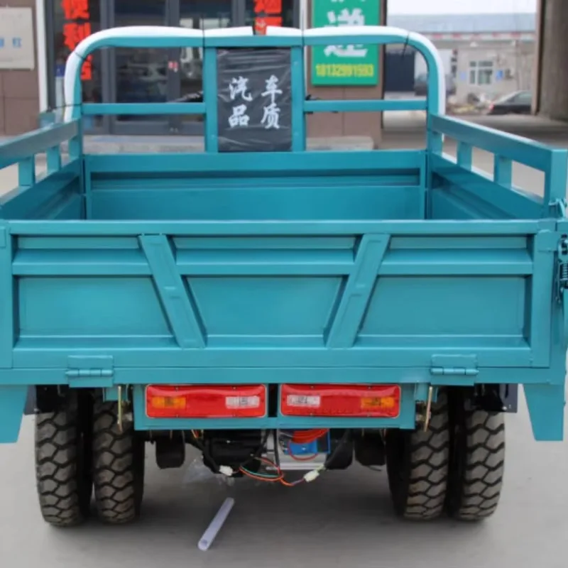 4000w Multifunction Electric Tricycle 3 Wheel Electric Trike for Passenger and Cargo Stainless Steel Three Wheel