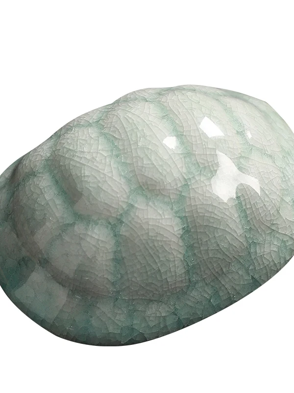 

High-End Kiln Fortune Rich Party of Set Table Small Ornaments Gracked Glaze Supportable Ceramic Pet