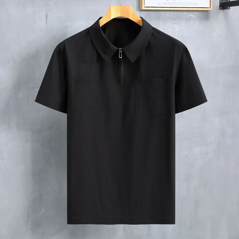 Summer Men Large Size Thin T-shirt Casual Polos Set 9XL 10XL 11XL 160KG