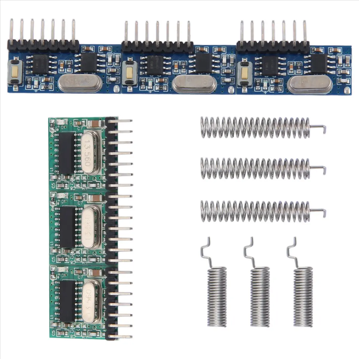 T80C! Wireless RX480E-4WQB 433Mhz RF Module Transmitter and Receiver 3 Sets 4 Channel Output Link Kit for Remote Control