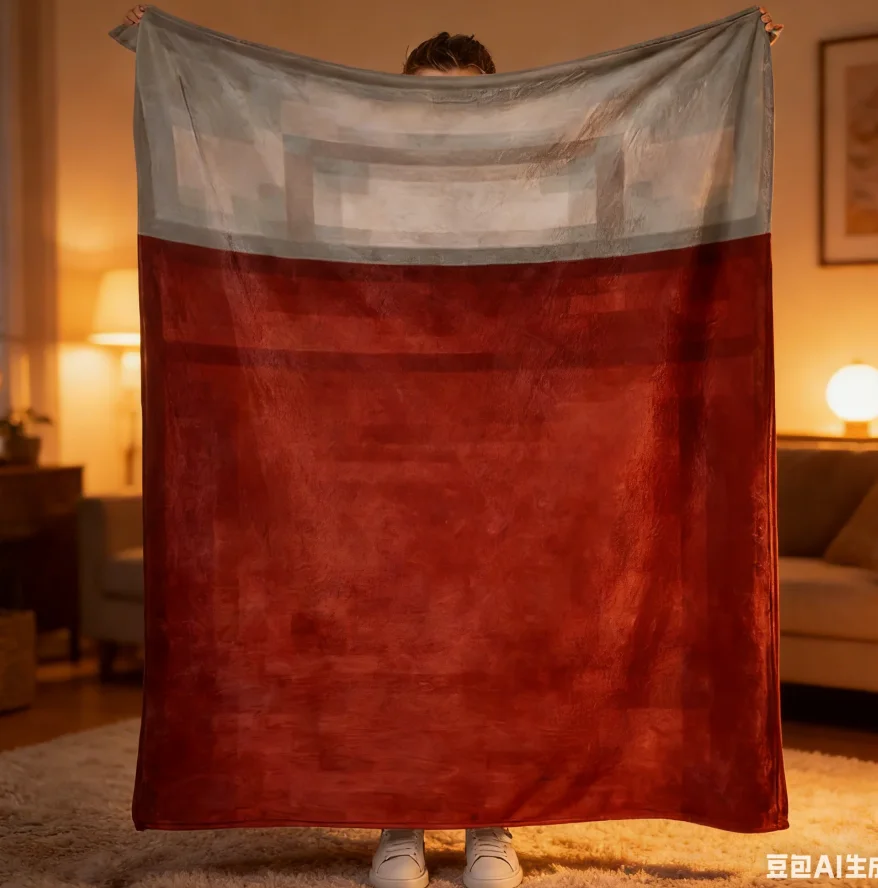 Pixel Block Red Bed Flannel Bl - đánh giá và giá Home Textiles Towel
