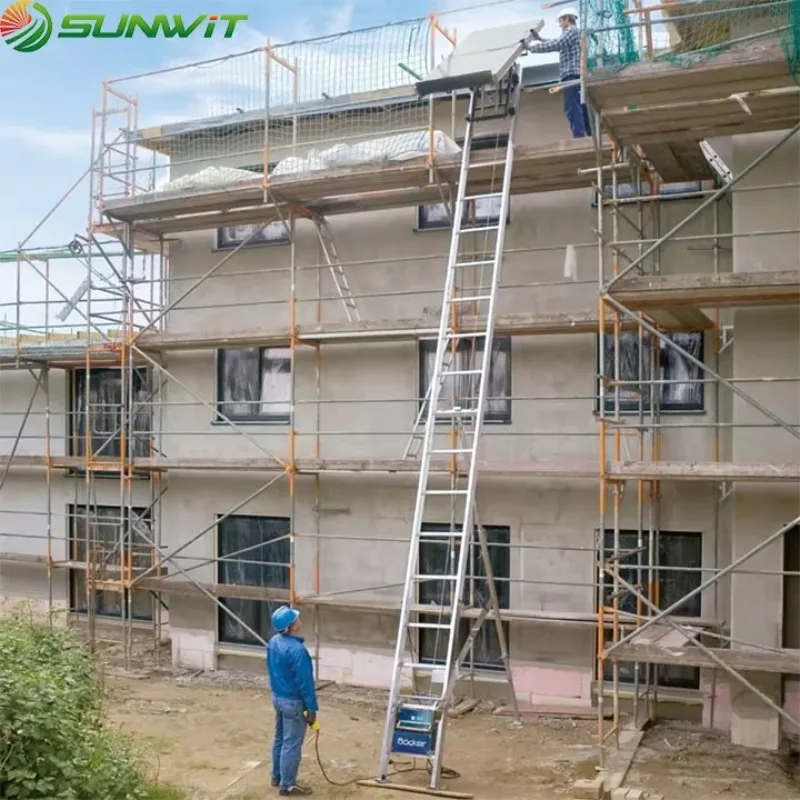

10 Meter Ladder Folding Ladders Solar Installation Panels Lifter Panel Mounting with Automatic Lifting