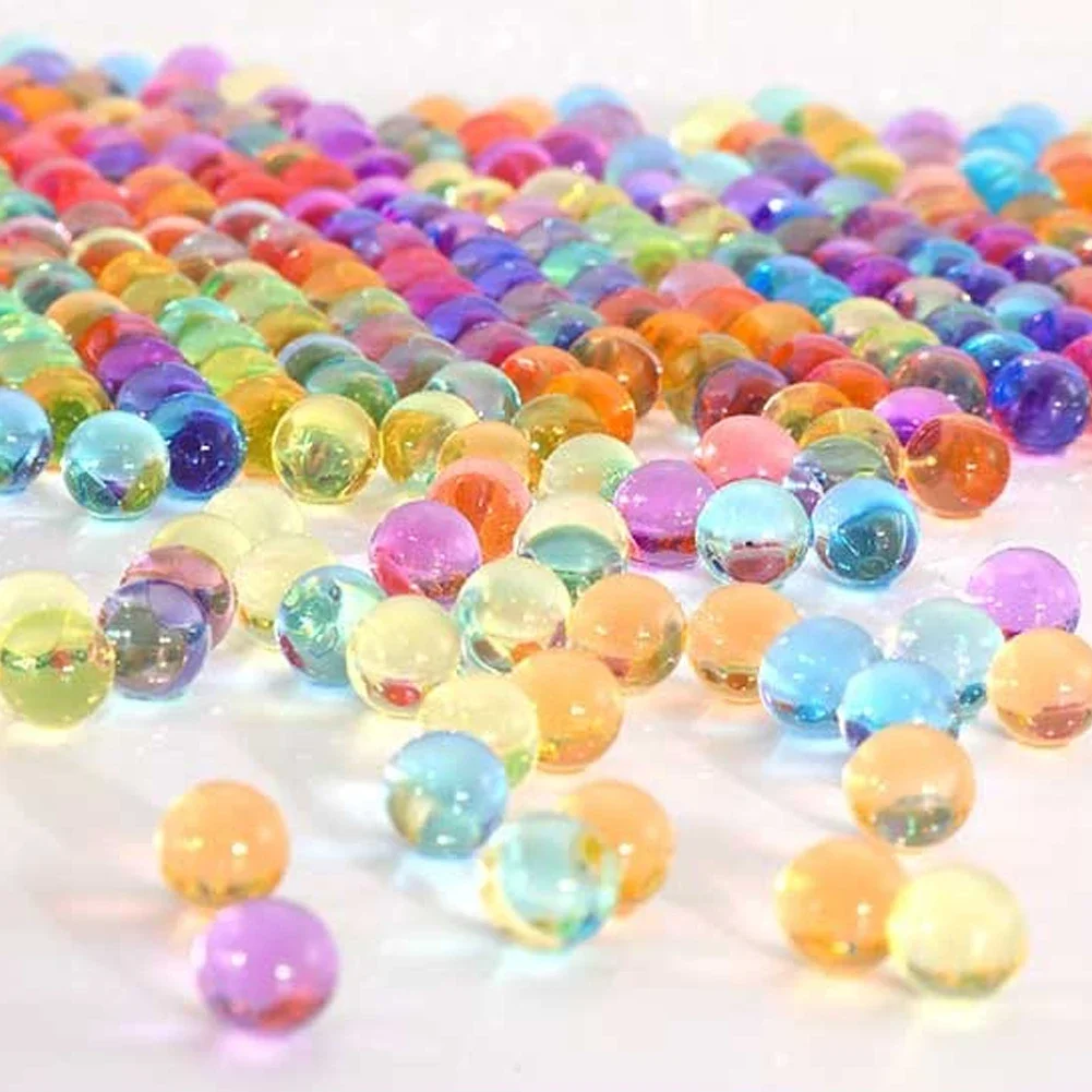 5Packs Water Marbles Balls Bullets Kids Water Gun Toy 7-8mm BB Pistol Cap Pistol Guns Pellets Toy Water Bombing Accessor