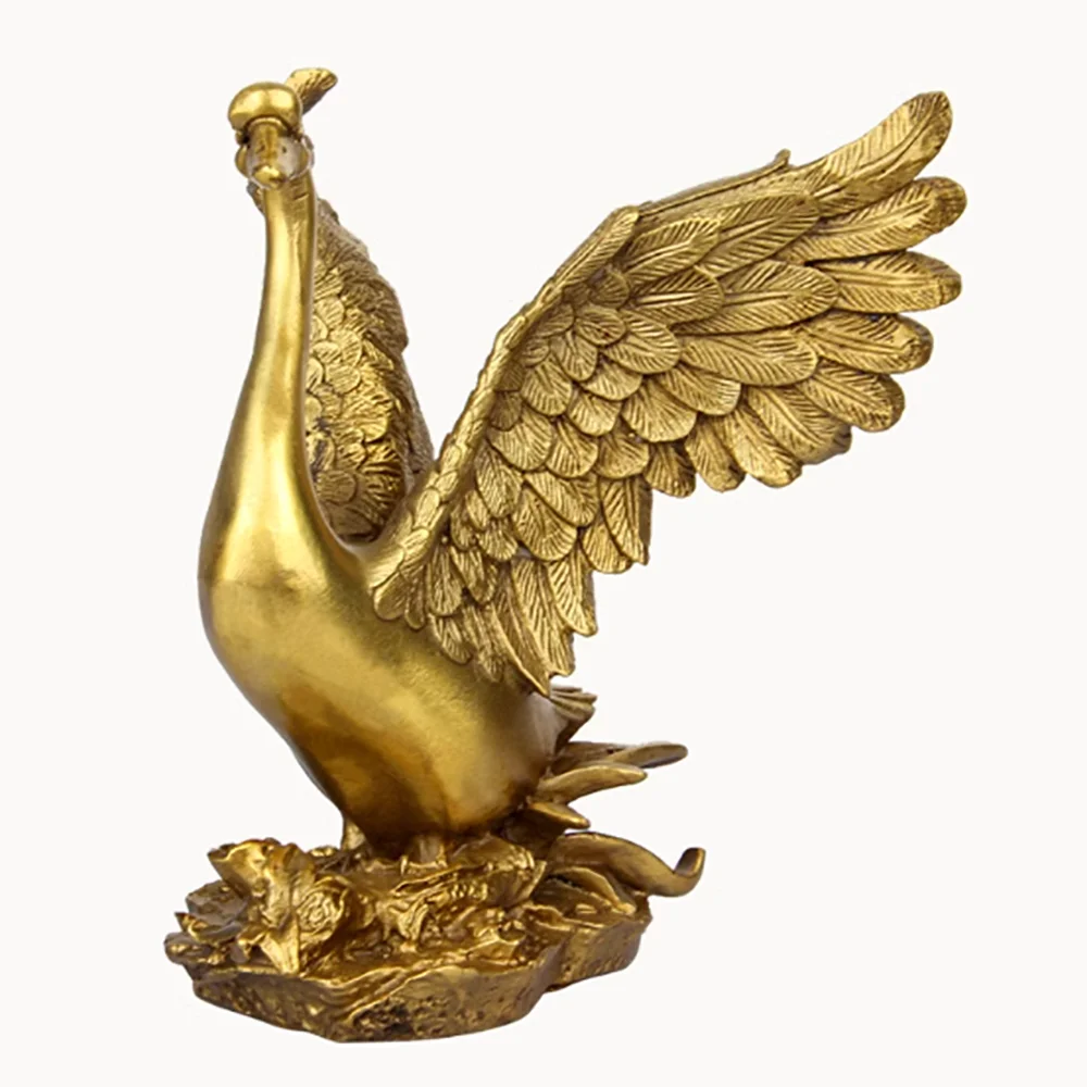 Copper Swan Modern Home, Indoor, Living Room, Wine Cabinet Decoration and Decorative Items